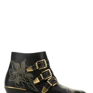 Embellished nappa leather Susanna ankle boots