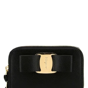 Black leather wallet
