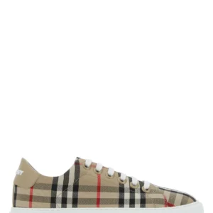 Embroidered canvas sneakers