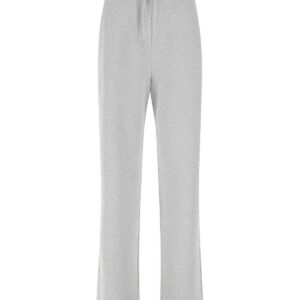 Grey cashmere blend joggers