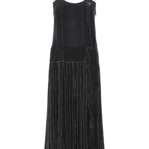 Printed silk dress