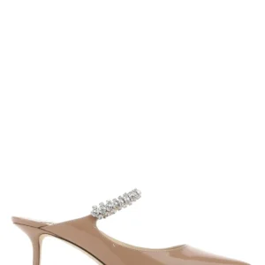 Skin pink leather Bing 65 mules