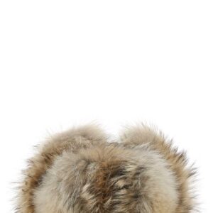 Nylon and fur hat