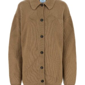 Biscuit cashmere cardigan