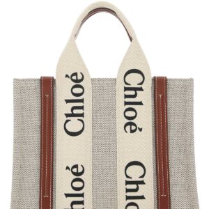 Multicolor fabric small Woody shopping bag