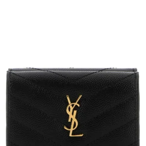 Black leather wallet