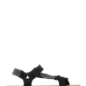 Multicolor canvas Trekking sandals