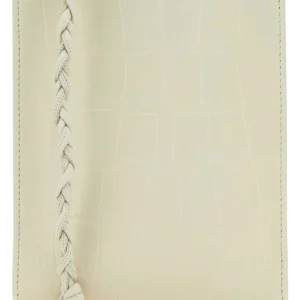 Ivory leather shoulder bag