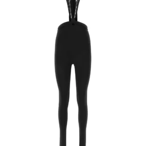 Black stretch polyester Ruby pant