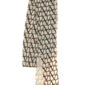 Embroidered Toile Iconographe tulle strass jersey collant