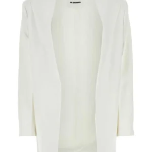 White viscose blazer