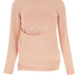 Light pink cotton blend sweater