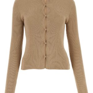 Biscuit cotton blend cardigan