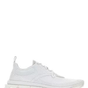 White tech knit Nima sneakers