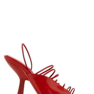 Red leather Altaire sandals