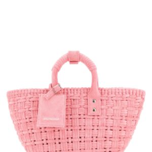Pink terry fabric Bistro XS handbag