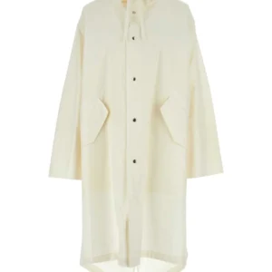 Ivory cotton parka