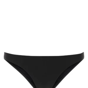Black stretch Re-Nylon bikini bottom
