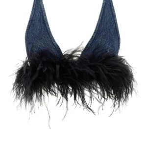 Denim crop top