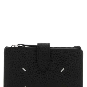 Black leather wallet