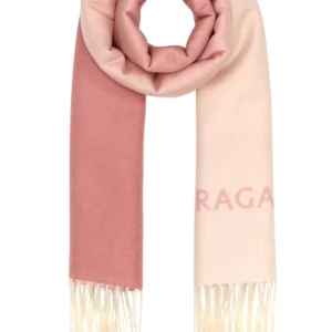 Pink cashmere scarf