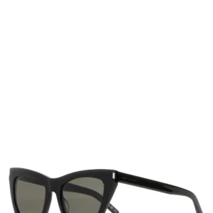 Black acetate SL 214 sunglasses