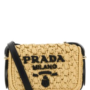 Raffia crossbody bag