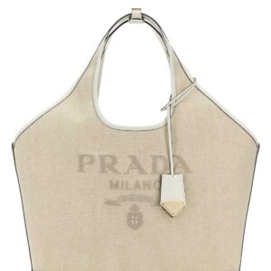 Sand canvas shopping bag