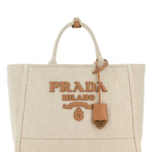 Sand canvas shopping bag