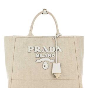 Sand canvas shopping bag