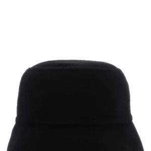 Midnight blue cashmere bucket hat