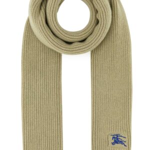 Khaki cashmere scarf