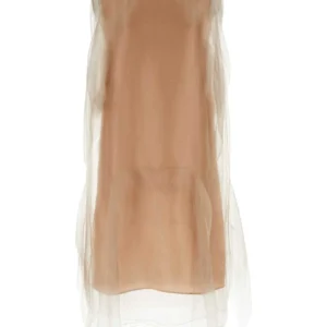 Powder pink voile dress