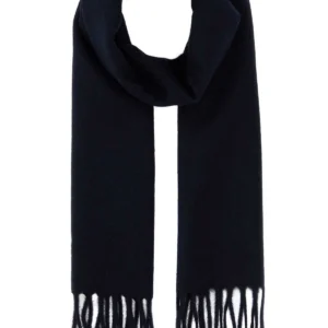 Midnight blue cashmere scarf