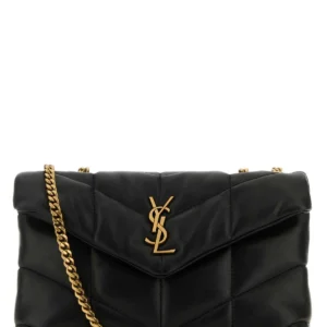 Black nappa leather Puffer Toy crossbody bag