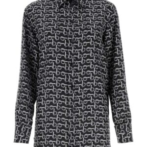 Printed silk shirt