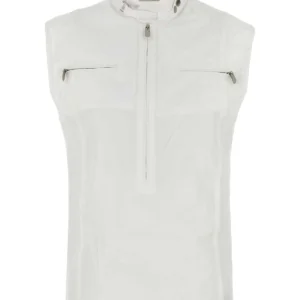 White cotton vest