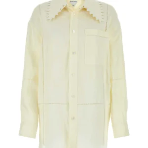 Cream linen shirt
