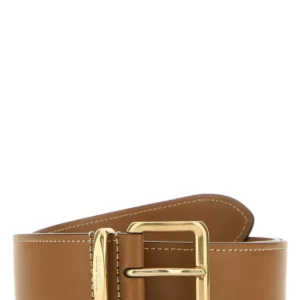 Caramel leather belt