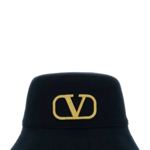 Midnight blue cotton bucket hat