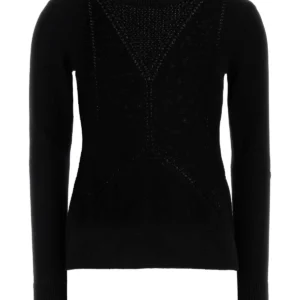 Black wool blend sweater