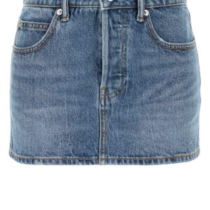 Denim mini skirt