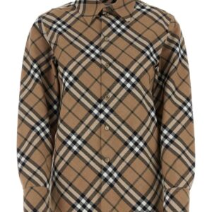 Embroidered polyester blend shirt