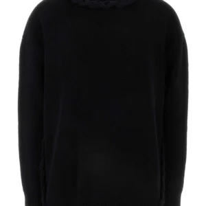 Black wool sweater