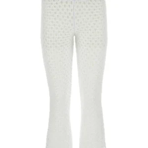 White mesh Valentino Garavani Escape pant