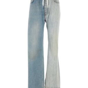 Two-tone denim Fifty-Fifty jeans