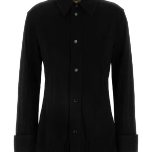 Black jersey shirt
