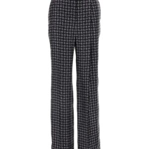 Printed silk pant