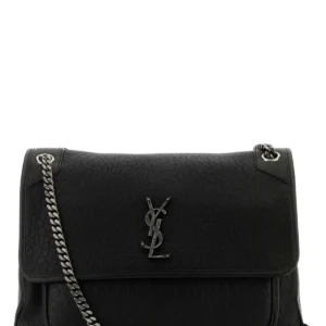 Black leather large Niki bag