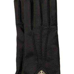 Black nappa leather gloves